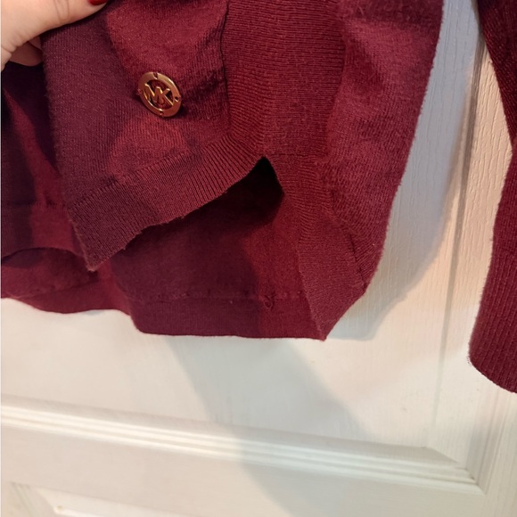 Michael Kors Deep Red Knit Sweater - Picture 4 of 5